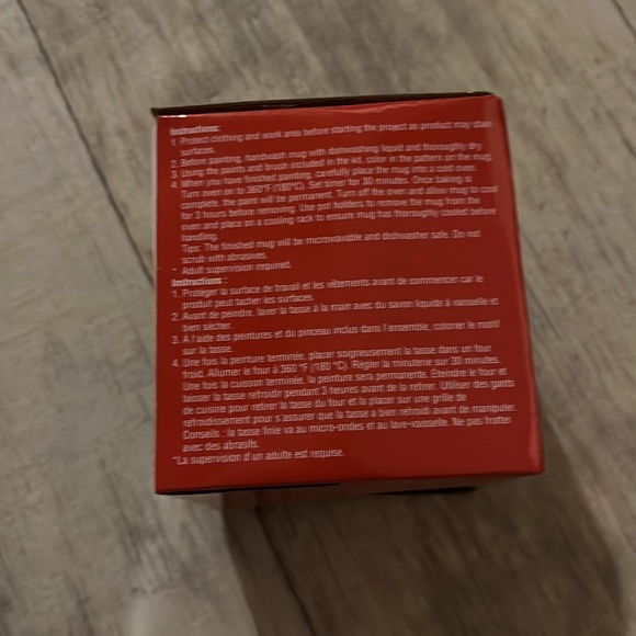 NWT Color-In Mug Kit - Milk for Santa Mug - Kids Christmas Crafts - Holiday Gift - Picture 3 of 7